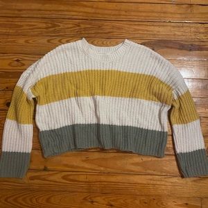 Moon and Madison cropped sweater